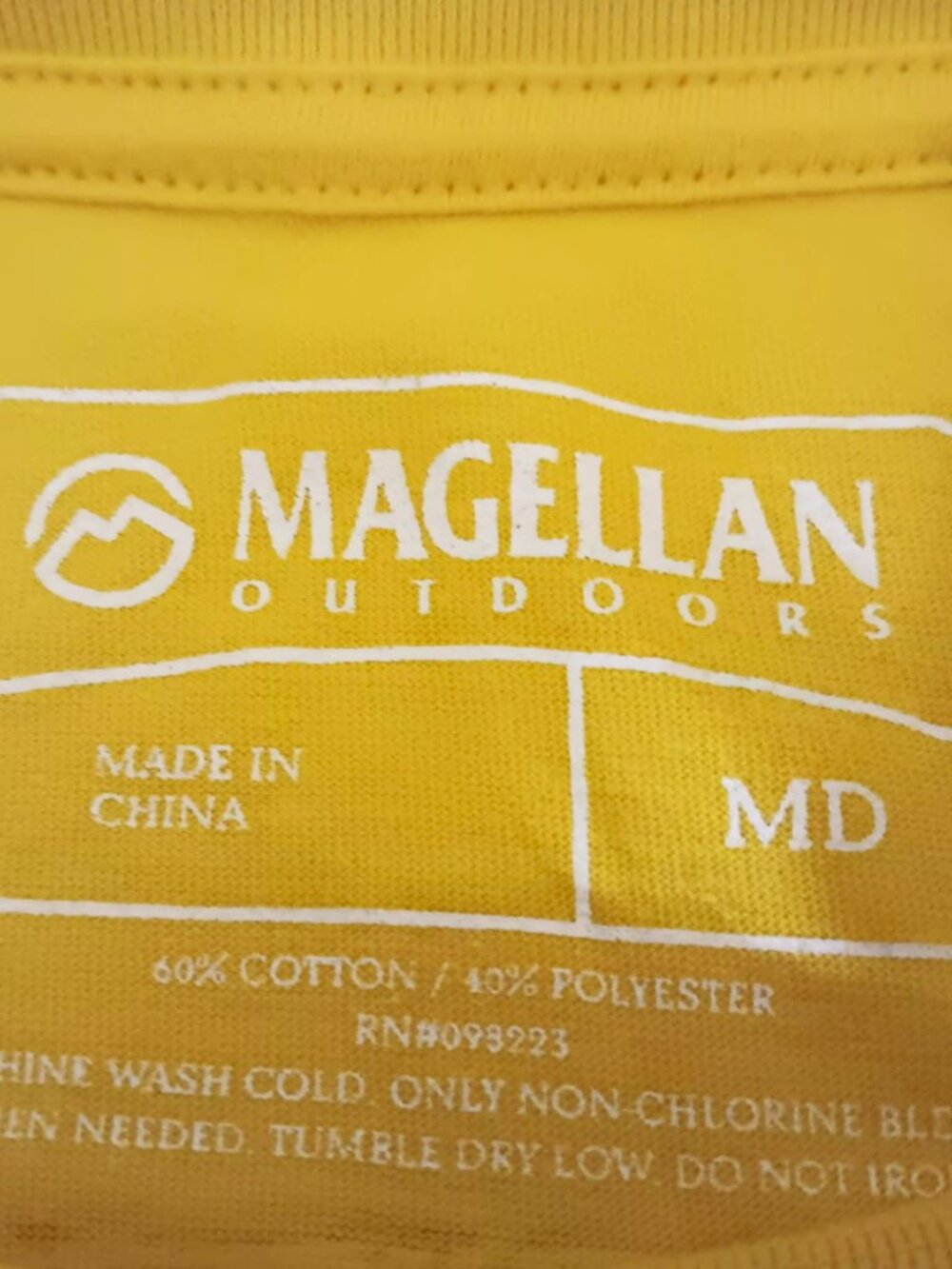 Magellan yellow crewneck VW bus short sleeved Tee.